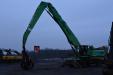 A Sennebogen 850 material handler was among the many items sold during the auction.
