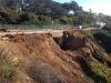 In San Diego County, erosion along a bluff in Del Mar posed a threat to a major sewer line and gas main and forced the closure of the southbound lane of the roadway between Fourth Street and Carmel Valley Road.
