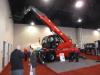 A Magni telescopic handler was on display at the CONDEX exhibit area.

