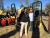 This pair of new Dynapac rollers caught the attention of Justin Allen (L) and Jody Letchworth, both of Allen Grading Company in Goldsboro, N.C.