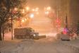 Bryan Woolston for Daily Mail.com photo
A plow blocks an intersection on New Jersey Avenue in Washington, D.C., after the city faced at least two feet of snow during the storm.