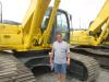 This Kobelco SK350 excavator drew the attention of Mark Magruder of Magruder Limestone.
