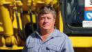 Wayne Smith, Wayne’s Backhoe Service, is hoping to buy an 80,000-lb. excavator to take back to North Carolina.