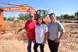 (L-R) are Kevin Olive, owner So Cal Excavating; Jackie Olive, owner, So Cal Excavating; Audra Olive, safety compliance manager.
