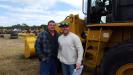 Chris Hayden (L) and Travis Wilson of Rebel Auction came down from Georgia to take a look at some of the equipment.