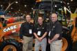 (L-R) are Dave Mazzuca, sales consultant of Sonsray Machinery; Ira Davis and John Bauer, both of Case Construction Equipment. Sonsray represents Case in California, Nevada, Oregon and Washington.