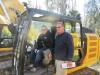 At the IronPlanet/Cat Auction Services auction, Jim Mihm Sr. (R) and Jim Mihm Jr. of Washington Estate Transport were hoping to land a Caterpillar excavator to take back home to Rosendale, N.Y. 