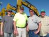 This group travelled from Louisville, Ohio, to the Sunshine State looking for equipment bargains at the IronPlanet/Cat Auction Services sale. (L-R): Brian Roach and Jerry Glessner of Jerry’s Trucking & Excavating; Bill Woronka of Father & Son Property Mai
