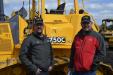 Purchased at the IronPlanet sale, a John Deere 70C LGP went home with James (L) and Robby Alberson of Robby’s Equipment Sales, Widener, Ark.