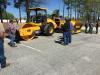 Students in the Skills USA program and Wilkes Community College and area contractors looked over the Volvo paving products.