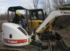 Greg Ziegler of Ziegler Concrete & Equipment put this Bobcat mini-excavator through its paces.