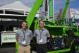Territory Managers Troy Motz (L) and Craig DeKarske were on hand to answer questions about the Merlo line of telehandlers. AppliedMachinery Sales of Rock Hill, S.C., is the exclusive importer of Merlo and operates under the name AMS-Merlo.