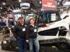 Rick and Robin Nation from Springfield, Ore., Nation’s Mini-Mix, a small yardage concrete specialist, are checking out the new Bobcat T595 track loader. “This is a great show for concrete people like us,” said Rick. “Great equipment and lots to see.”