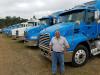 Pete Karis of Metro Motors, Lyons, Ill., provided the equipment hauling services for Alex Lyon & Son’s Florida auctions.