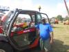 Joseph Adderley of Alex Building Supplies looks over this Manitou MT523.