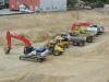 Jeremy Hiltz Excavating uses a variety of equipment on a job site in Nashua, N.H.