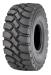 The Goodyear GP-4D, a high-traction, deep-tread tire for articulated dump trucks that features a non-directional tread design.