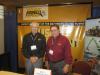 Alan Johnson (L) and Phil Linoski, both of Howell Tractor and Equipment, showcase the company’s mining product line. 
