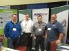 (L-R) are Paul Koenig, PPI; Tom Costello, Major Wire; and Don Gregorius and Terry Macklin, both of American State Equipment Co. 
