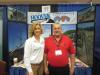 Amanda Dossett (L), Atlas Equipment Service, and Jerry Hoover of Hoover Conveyor came in from Meyersdale, Pa., for the annual convention.