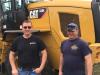 Doug Bryan (L) of Bryan Heavy Equipment and Todd Summers of Summers Enterprises traveled from Iowa to check out the huge selection of late-model Caterpillar equipment.
