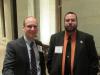 Kyle Tucker (L) of Eastman Smith, spoke with Todd Pester of Vibra-Tech Inc.