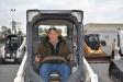 Fausto Casas of Five Star Ready Mix was bidding on one of several Bobcat skid steers that were up for sale.