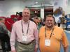 (Whayne CAT’s Kevin Lee (L) and Trey Cooper walked the show for a first-hand look at all of the new equipment innovations.

