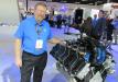 Carl Kumrow presents the latest innovations on display at Ford Commercial Vehicles exhibit, including the 6.2L V-8 flex-fuel engine.