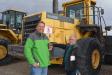 The Komatsu WA500 wheel loader caught the eye of Paul Wynn (L) and Steven Wood of Albuquerque Metal Recycling.
