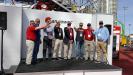 Manitowoc Cranes celebrated the release and first five retail orders of the new National Crane NTC55 truck crane at a special ceremony at ConExpo 2017. 
