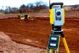 The Robotic Total Station from Sitech is well positioned to guide a pair of D5K2 dozers.
