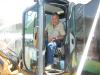 Duane Billingsley, Creative Homes and More LLC, sits in the cab of this Case CX31B mini-excavator.