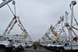 A big selection of bucket trucks went on the auction block in Plymouth Meeting, Pa.