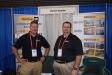 Heath Gerrell (L) and Mike Acree, both of Ring Power, discuss the products and services that Ring Power has to offer.