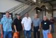 David Klingaman (second from R), owner of Ditch Witch of Arizona, welcomes (L-R) James Zimmerman, Andrew Lusk, John Lusk and Gary Tedesco, all of Kleven Construction.