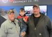 The open house was a family affair for father, Michael, son, Joshua, and grandson, Marshall Morral, all of Morral Excavating. 