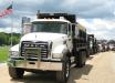 Day one of the sale started out with a terrific lineup of dump trucks.