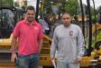 Franklin Padilla (L), owner, and Marcel Garcia, foreman, both of Padilla Landscaping Construction.