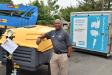 Eudes Defoe, mid-Atlantic regional channel manager of Atlas Copco, looks forward to speaking with customers at the One Day Sale event.