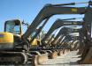 The auction included a nice selection of compact equipment including a package of Volvo mini-excavators.