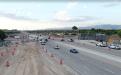 UDOT crews removed the pedestrian walkway over the intersection along Bangerter Highway so work can begin on a new freeway-style interchange, one of four which will be built by the end of 2018.
(UDOT image)