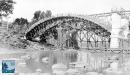 The Gervais Street Bridge under construction in Columbia in 1927.
(SCDOT Photo Archive)