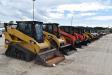 A wide selection of skid steers was available to the highest bidder. 