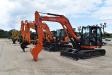 Many excavators went to the highest bidder during the sale.