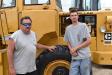Greg DeGrazia (L) and his son, Greg DeGrazia Jr., are owners of Distinctive Lawns Inc. in Egg Harbor Township, N.J.