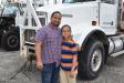Emmanuel Rodriguez, owner of F&E Truck Sales, New York, N.Y., attended the sale with his son, Edward.
