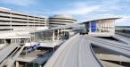 A rendering of the automated people mover station at the main terminal and outdoor terrace.
(Tampa International Airport rendering )