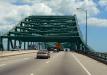 Approaching the main span of the Piscataqua River Bridge from New Hampshire.
(Nick Ares photo)