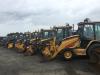 A wide selection of backhoes went on the auction block in North East, Md.